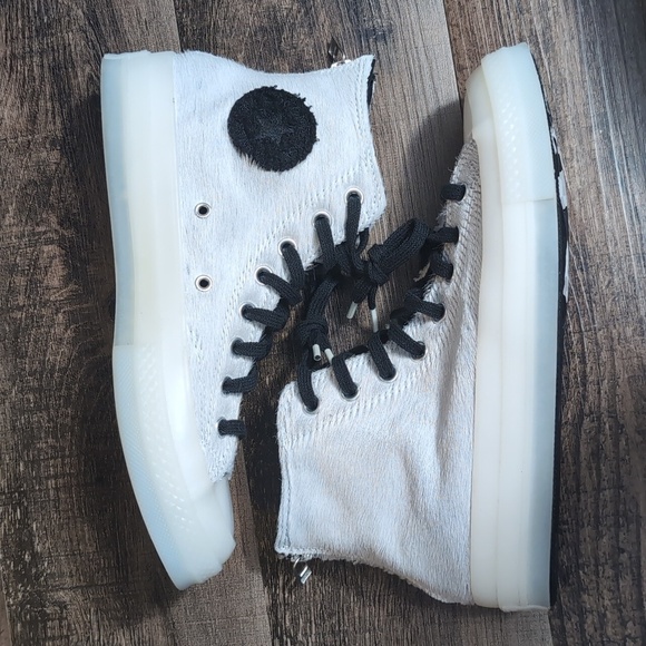 Converse CLOT x Chuck 70 High Giant Panda Shoes Men's 7 Women's 9 Black White - Picture 7 of 14